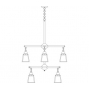 A-Line Two Tier, Eight Light Chandelier 